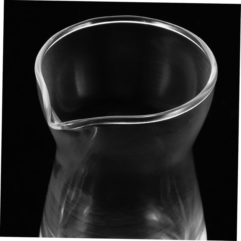 IMIKEYA 2pcs Glass Creamer Pitcher Compact Transparent Syrup and Milk Jug for Home and Restaurant Use Stylish and Easy to Clean Glass Sauce Container - Image 3