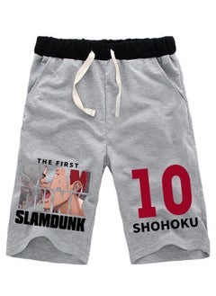KUYING New Slam Dunk Master Printed Loose Five Point Casual Pants  - Image 1