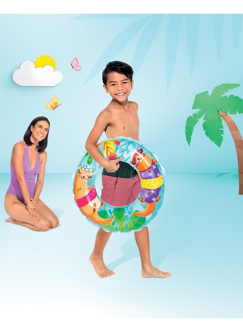 INTEX 59242NP-Inflatable Swim Ring 61cm/24", Blue-Otters - Image 4
