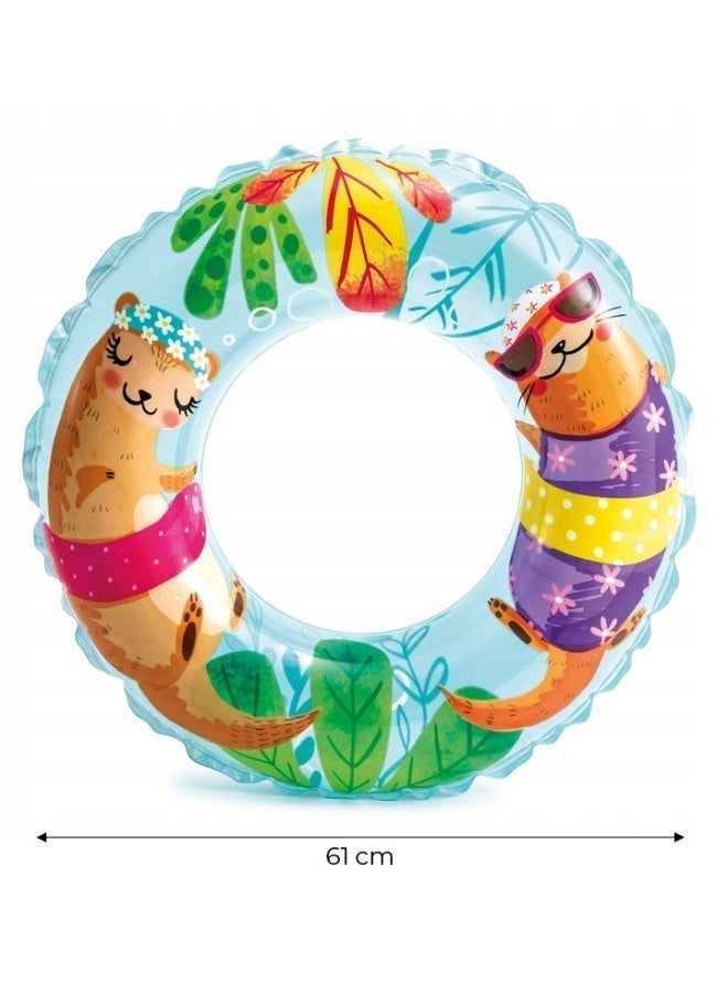 INTEX 59242NP-Inflatable Swim Ring 61cm/24", Blue-Otters - Image 5