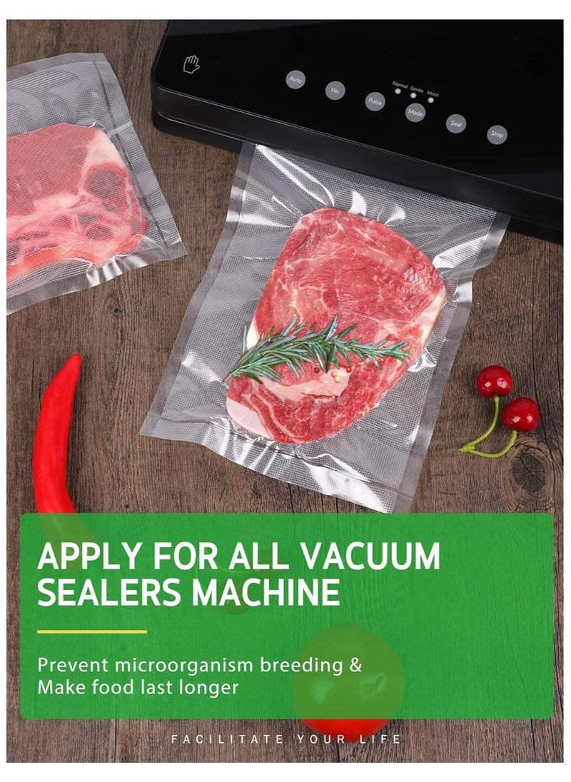 SKY-TOUCH - 6pack Big vacuum Sealer Bags Thickened Puncture Prevention Food Saver BPA Free for Sous Vide cooking Mircowave Freezer Food Storage (15* 5m*2pcs，22 * 5m*2pcs, 28 * 5m*2pcs) - Image 1