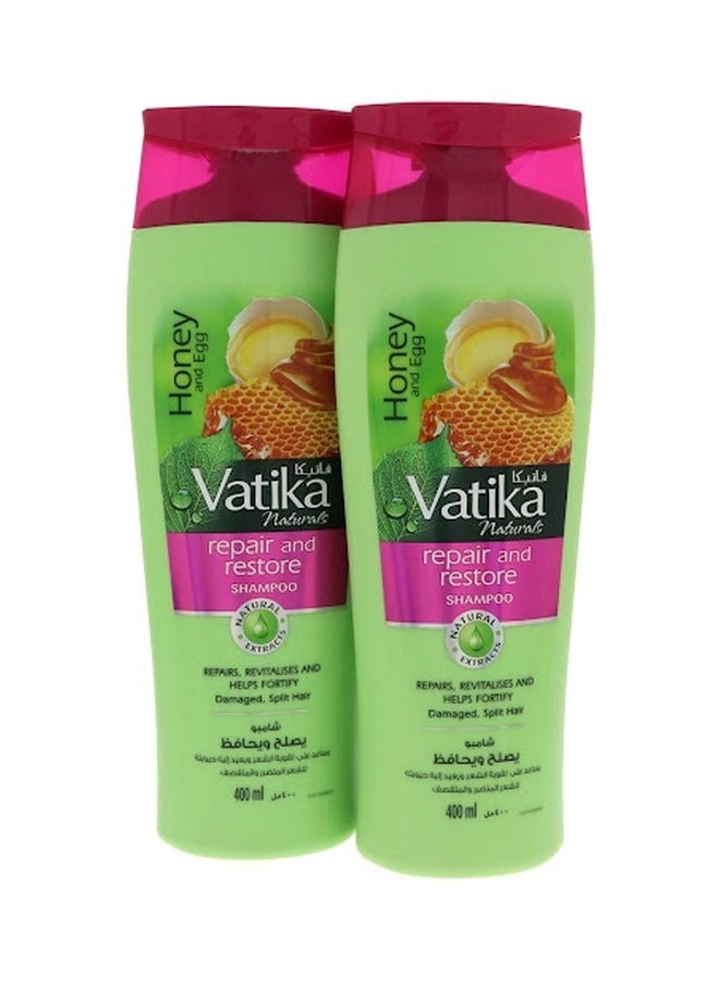 Dabur شامبو فاتيكا للإصلاح والترميم، عبوة من 2، 2X400مل