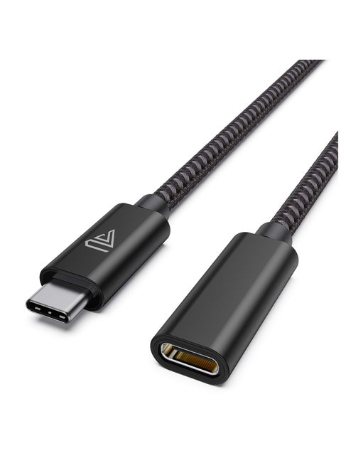 Usb Type C Extension Cable 10ft Usb 3.1 5gbps Type C Male to Female Extension Charging and Sync Black