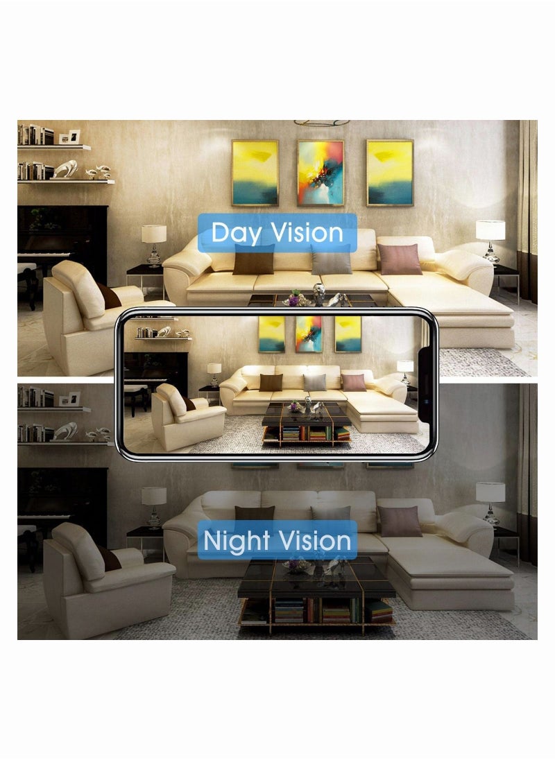 Generic - Small Hidden Camera with Audio Secret Room Camera Mini Spy Camara Home Security Video Recording Motion Detection Remote View Phone App Control - Image 1