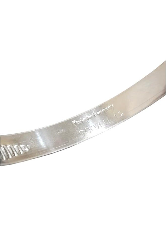 Generic NORAMA "Stainless Steel Hose Clamps for Hose Pipes, a Variety of Worm Gear Hose Clamps Large Adjustable Hose Clamps siz 60-80 5 pice - Image 2