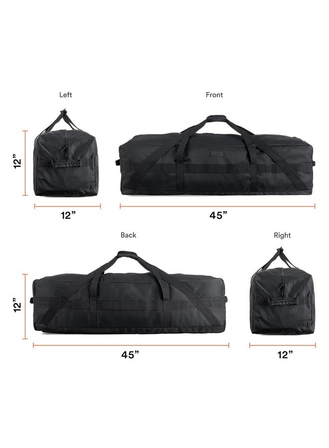 Fitdom 106L 45" Heavy Duty Extra Large Duffle with Upgrade Zipper, Durable & Water Resistant. Perfect as Camping Bag Travel Storage Tent Storage Sports Equipment Bag For Coaches & More - Image 2