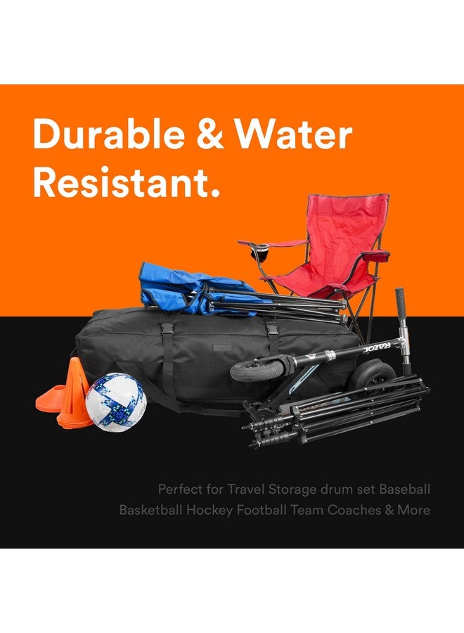Fitdom 106L 45" Heavy Duty Extra Large Duffle with Upgrade Zipper, Durable & Water Resistant. Perfect as Camping Bag Travel Storage Tent Storage Sports Equipment Bag For Coaches & More - Image 3