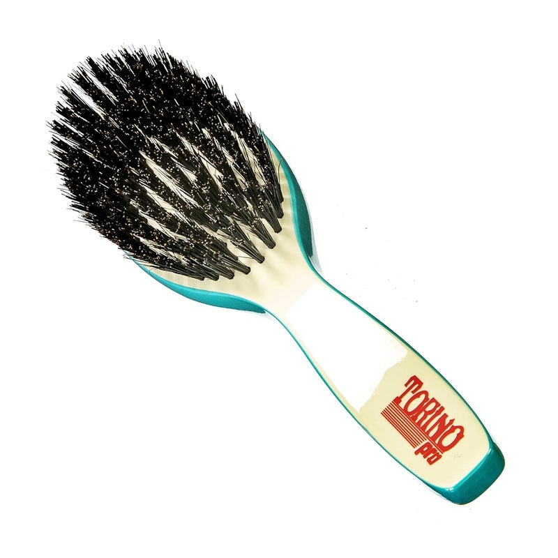TORINO PRO WAVE BRUSHES BY BRUSH KING Torino Pro Wave Brush 221 Oval Long handle Hard bristles  Reinforced bristles  Great for wolfing to manage your 360 Waves