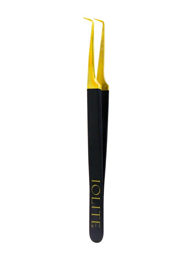 IOLITE Eyelash Extension Tweezers – Stainless Steel Professional Lash Tweezers | Precision Isolation & Volume Lash Application Tools - Image 1