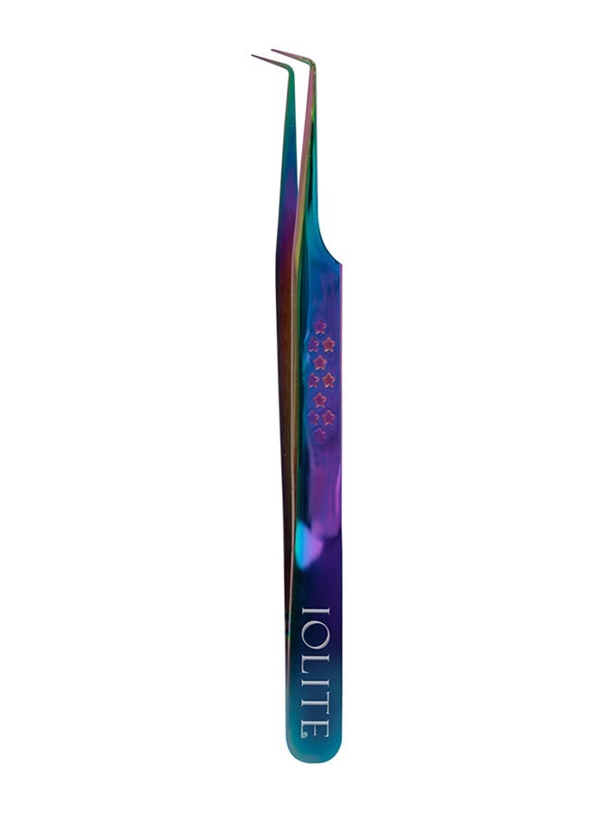 IOLITE Eyelash Extension Tweezers – Stainless Steel Professional Lash Tweezers | Precision Isolation & Volume Lash Application Tools - Image 3