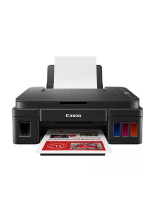G3410 Printer, Black, A4, print, copy and scan, high-yields of ink of up to 6,000 black pages or 7000 color pages Black - view 3