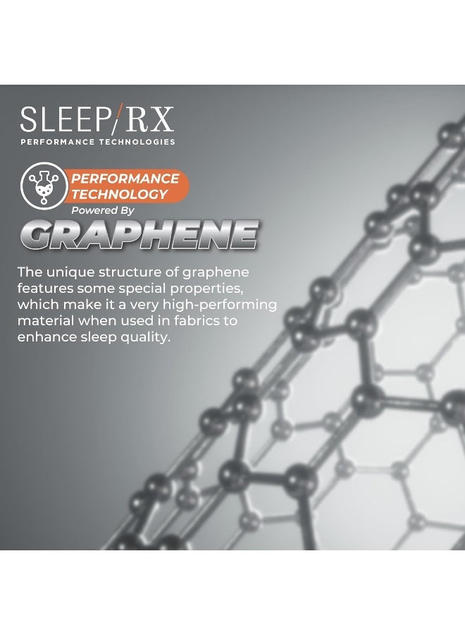 SLEEP RX 100% Cotton Sheet Set for Full Size Bed, Soft & Silky Highly Durable Graphene Infused Sateen Sheet Set Sand - Image 2