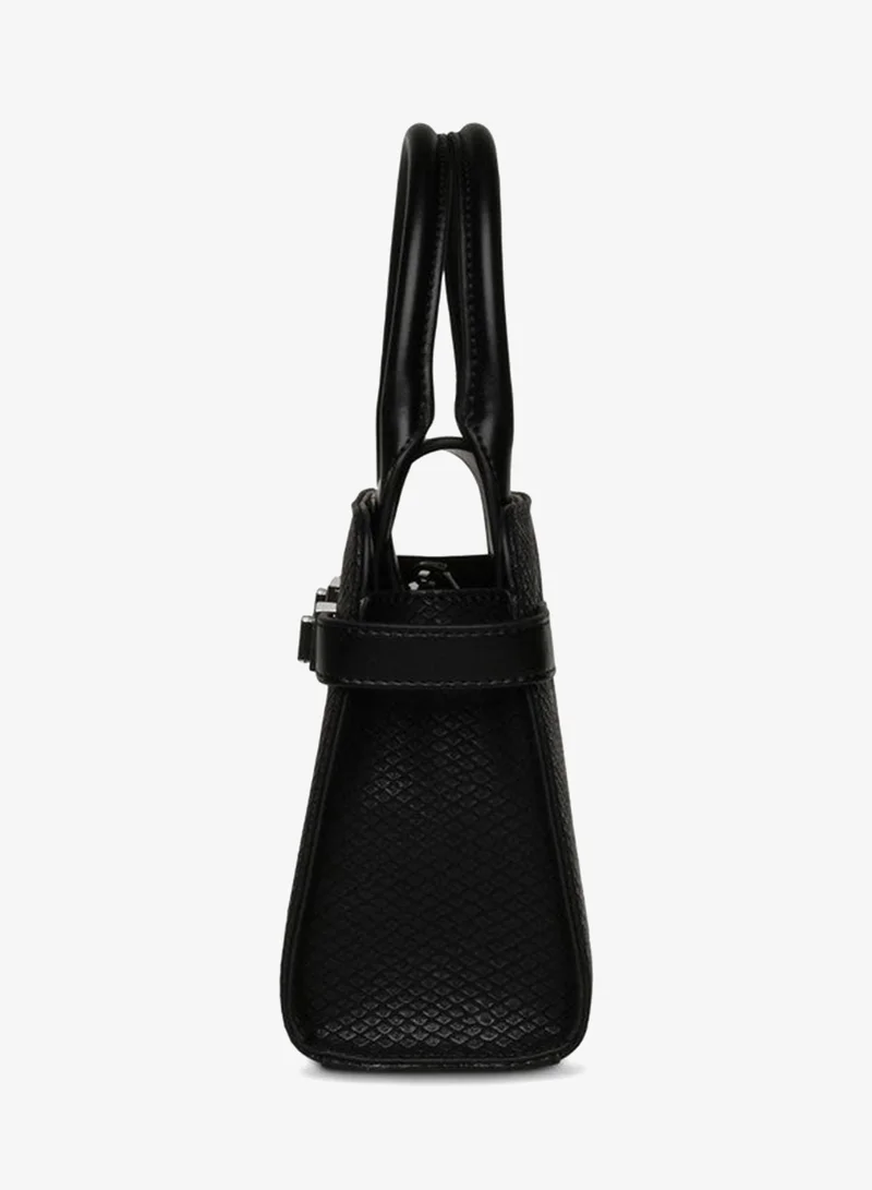 STEVE MADDEN Blindies Logo Detail Satchel Bag