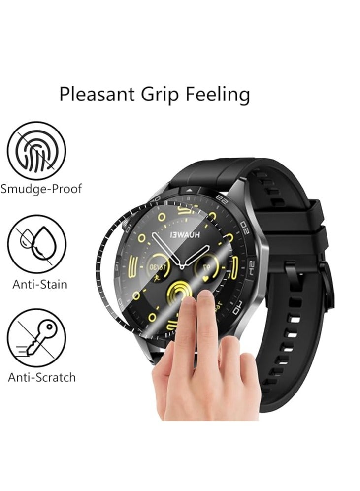 Screen Protectors Compatible With Huawei Watch GT 4 46 Mm, 3D Full Screen Protector, Anti-Scratch/Bubble/Fingerprint, HD Screen Protector - Image 3