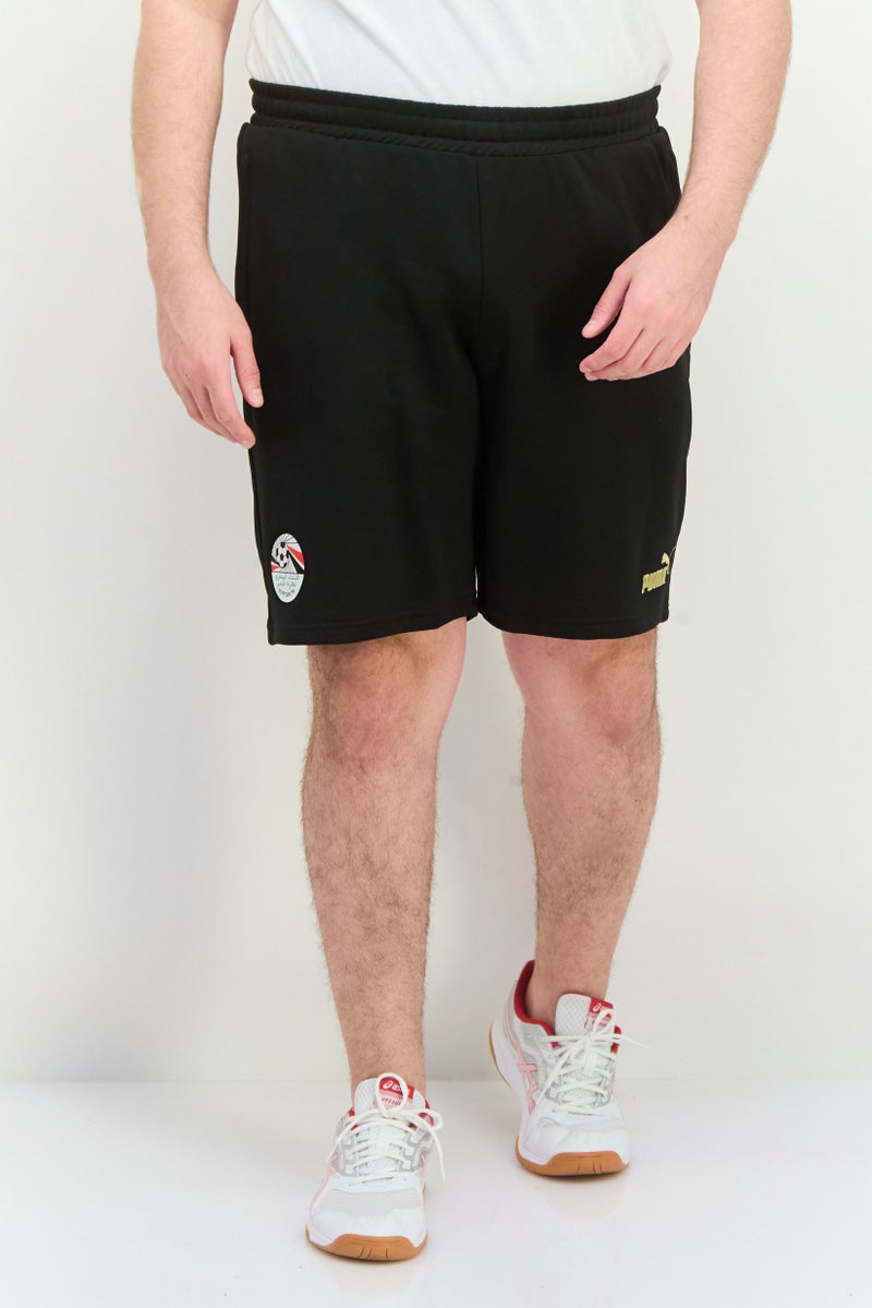 PUMA شورتات كرة القدم للرجال من المصرية لكرة القدم، أسود - Image 1