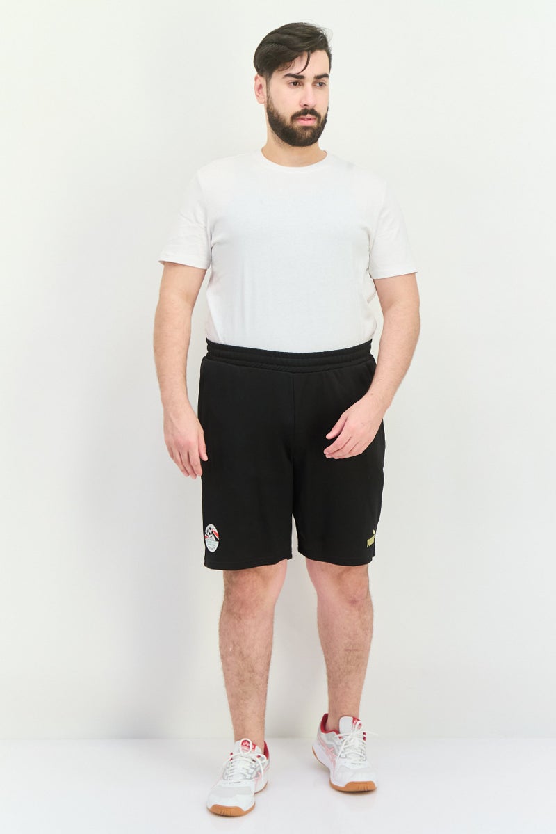 PUMA شورتات كرة القدم للرجال من المصرية لكرة القدم، أسود - Image 4