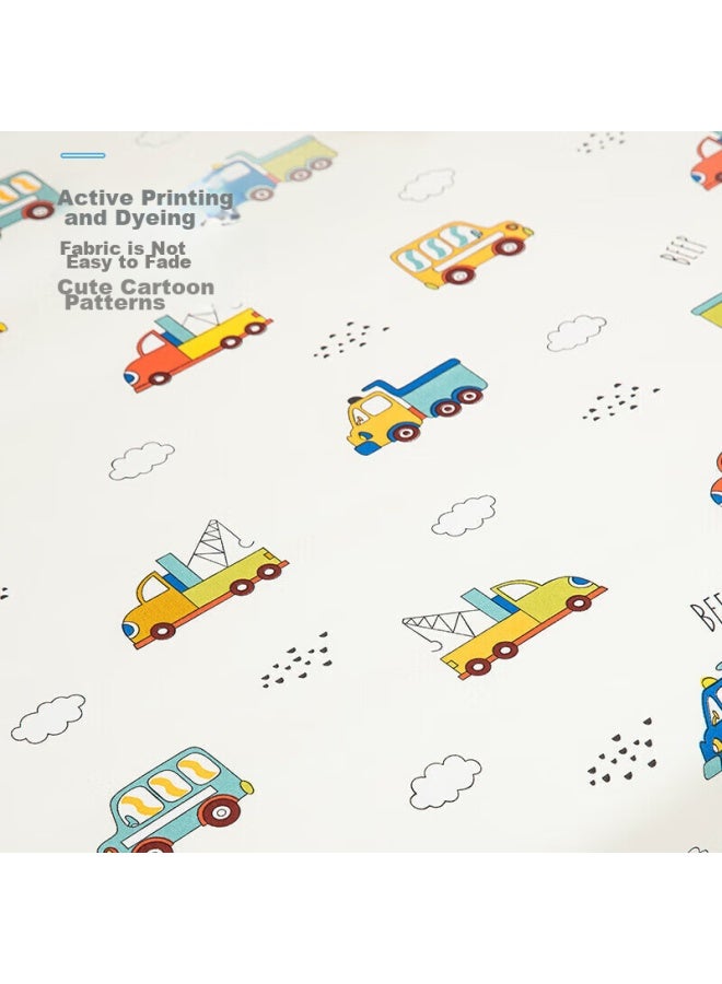 9i9 Baby Bed Sheet, Pure Cotton, Infant And Toddler Bed Sheet, Kindergarten School Opening, All Seasons, Class A, A312 - Image 2