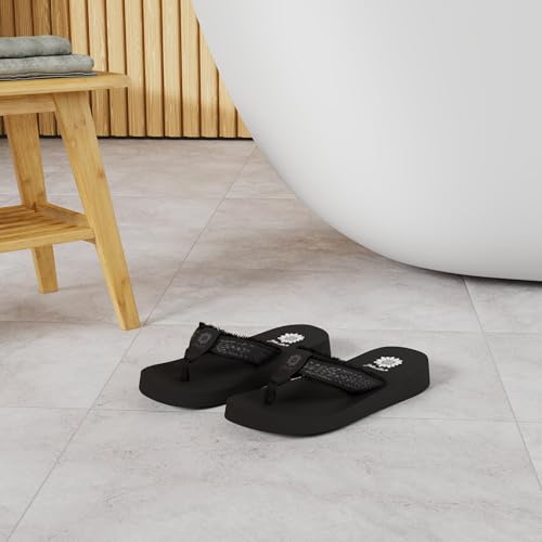 Yellow Box Women's Fianni Sandal, Black, 9.5 M US - Image 2