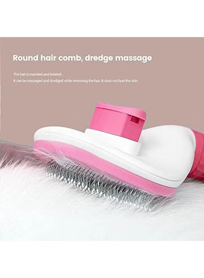 مشط فرشاة التنظيف الذاتي للكلاب والقطط - Image 2