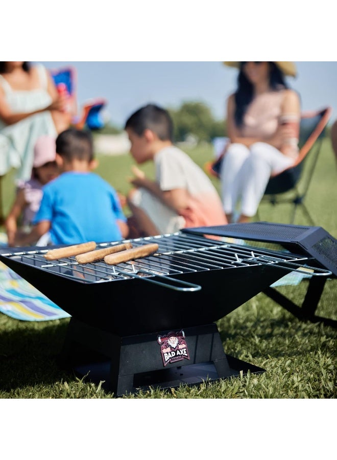 Bad Axe The Chopping Block Firepit - Smokeless, Steel Fire Pit for Camping, Outdoor & Wood Burning, Portable Bonfire - Image 2
