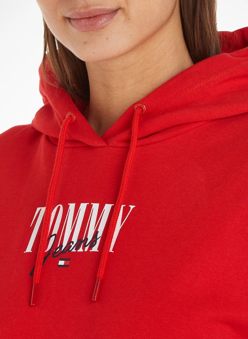 TOMMY JEANS Logo Knitted Hoodie