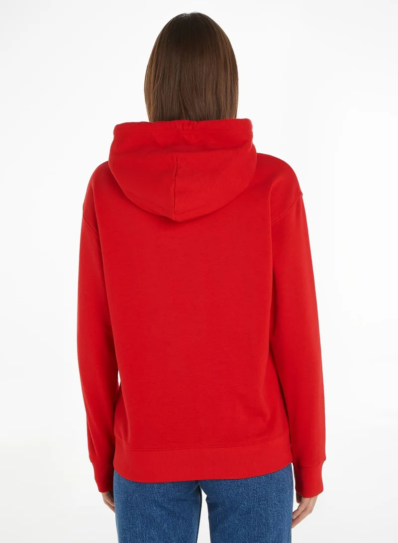 TOMMY JEANS Logo Knitted Hoodie