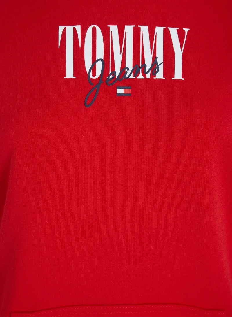 TOMMY JEANS Logo Knitted Hoodie