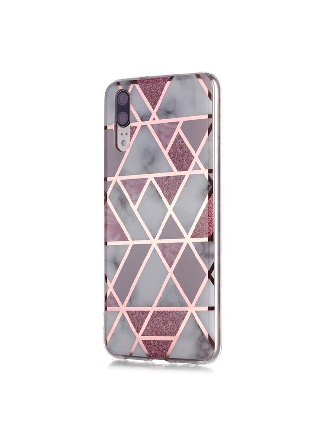 اس-توب جراب لهاتف Huawei P20 بتصميم رخامي ناعم من مادة TPU - Image 2