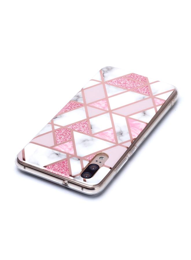 اس-توب جراب لهاتف Huawei P20 بتصميم رخامي ناعم من مادة TPU - Image 4