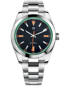 PAGANI DESIGN Men's Watches, Stainless Steel Mechanical Frame, Imported NH35 Movement, 39.7MM Silver-Black Dial, Stainless Steel Strap, Fashion Business PD1733  - Image 1