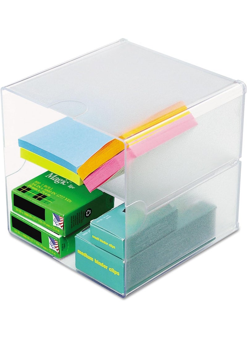 Deflecto deflecto 350701 Cube Divider 6Inch x 715 Inch x 6 Inch Clear  - Image 1