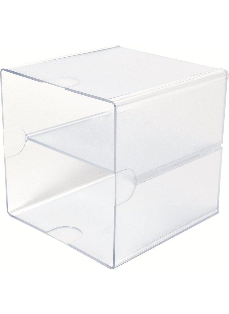 Deflecto deflecto 350701 Cube Divider 6Inch x 715 Inch x 6 Inch Clear  - Image 3