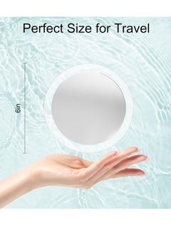 MIYADIVA 30X Magnifying Mirror Suction Cup for Easy Mounting, Use for Makeup Mirror, Travel Stick on Shower Mirror for Plucking Eyebrows 6 Inch - pzsku/Z096A24BD0F852FA8B7B2Z/45/_/1736409780/6ff8865a-6b4e-4900-851f-8749ec52480b