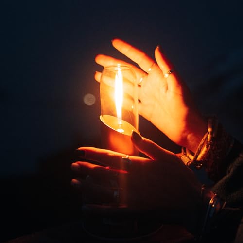 Fire-Maple Orange Camping Lantern Glass, Steel & Aluminum | Propane or Isobutane Fuel Canister Beautiful Lights | NO Mantles Needed | Propane Lanterns for Camping, Emergency Essential - Image 5