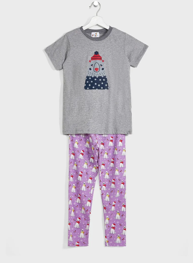 Pinata Tights And Tee Pj Set