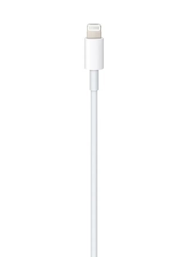 USB-C to Lightning Cable 1M White | Fast Charging & Data Sync, Durable Design, Compatible with iPhone Models - Image 2
