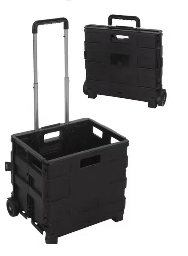 Foldable Two Wheeled Collapsible Shopping Cart 25 kg - Image 3