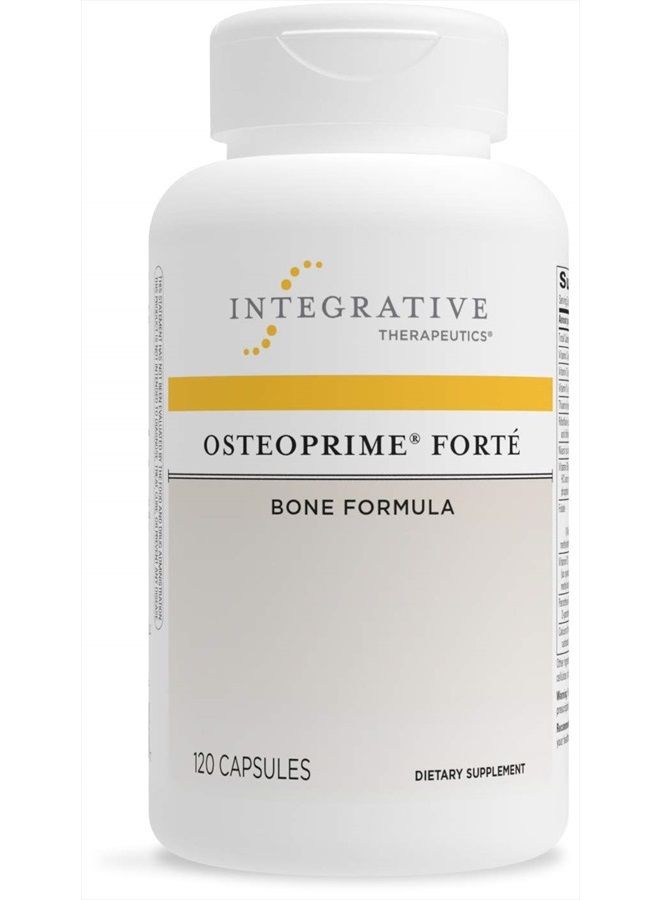 Integrative Therapeutics Osteoprime Forte - Bone Health Support* - with 5 Types of Calcium - Dietary Supplement with Vitamin C, D & B12, Magnesium, & Zinc - Gluten Free - Dairy Free - 120 Capsules - Image 1