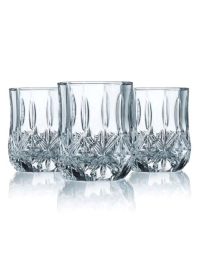 لومينارك طقم اكواب طويلة برايتون زجاجي مكون من 3 قطع من ، لون شفاف 270 مل P1157 - Image 4