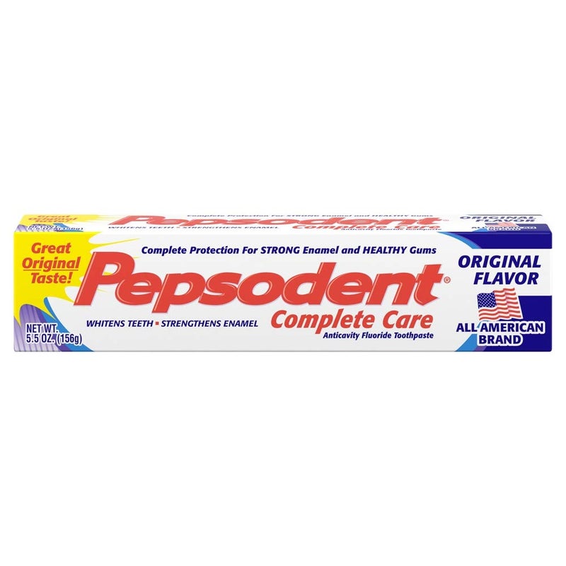 Pepsodent Complete Care Toothpaste Original Flavor 55 oz Pack of 3 - Image 1