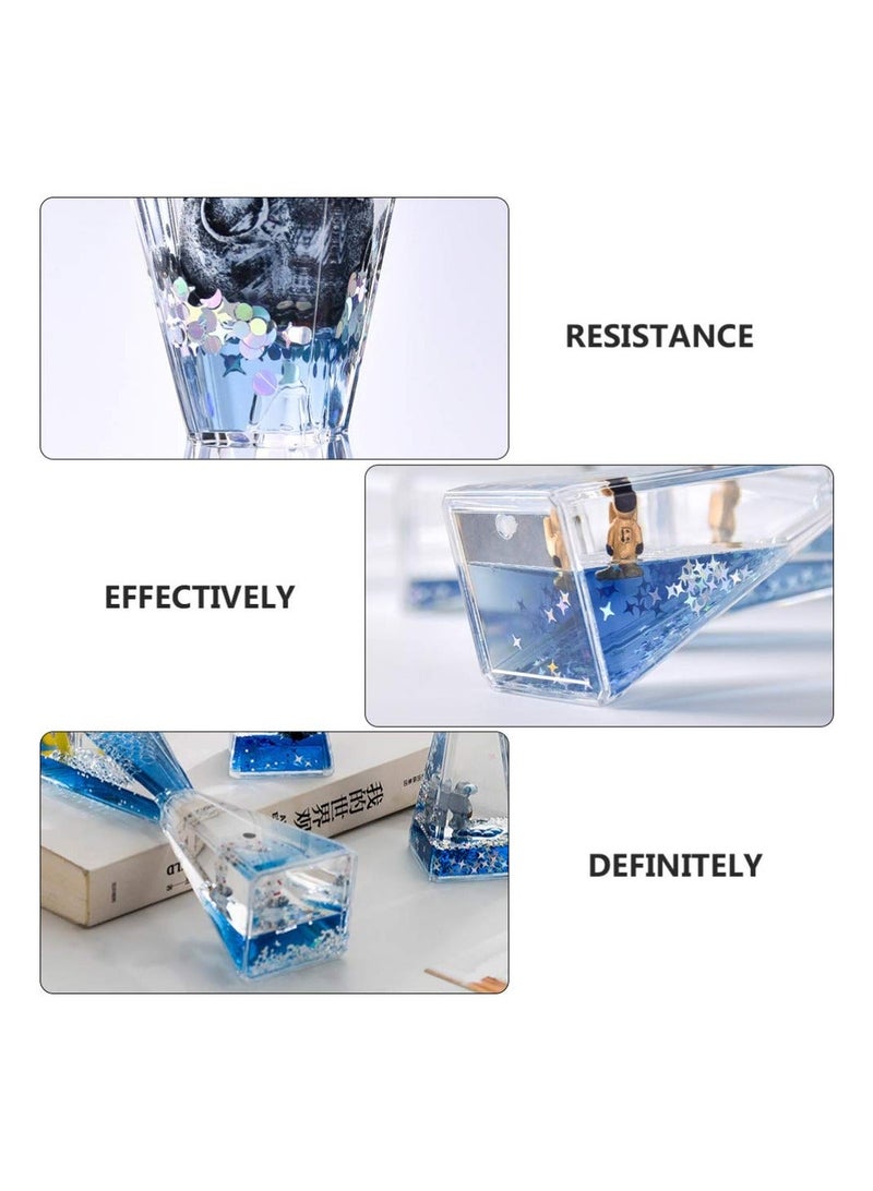 Hourglass Liquid Timer Kids Toys Motion Bubbler Timer Sensory Fidget Calm Relaxing Desk Toys Office Decor - Image 2