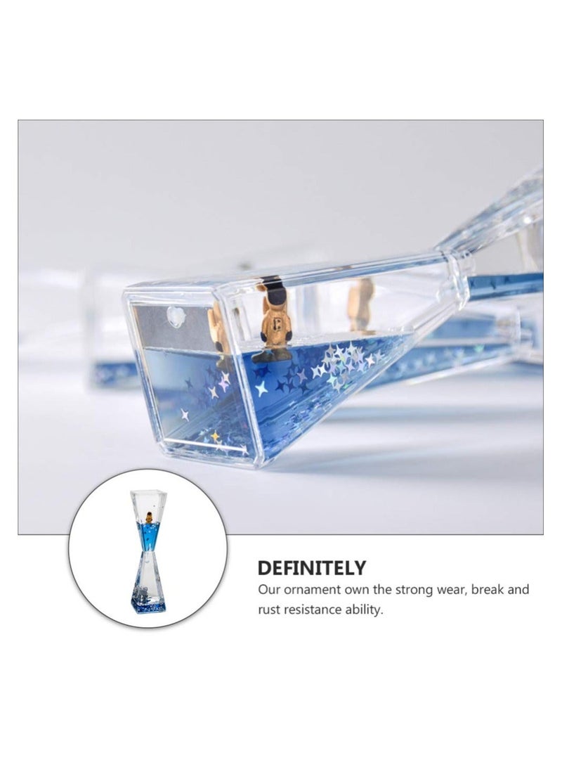 Hourglass Liquid Timer Kids Toys Motion Bubbler Timer Sensory Fidget Calm Relaxing Desk Toys Office Decor - Image 5