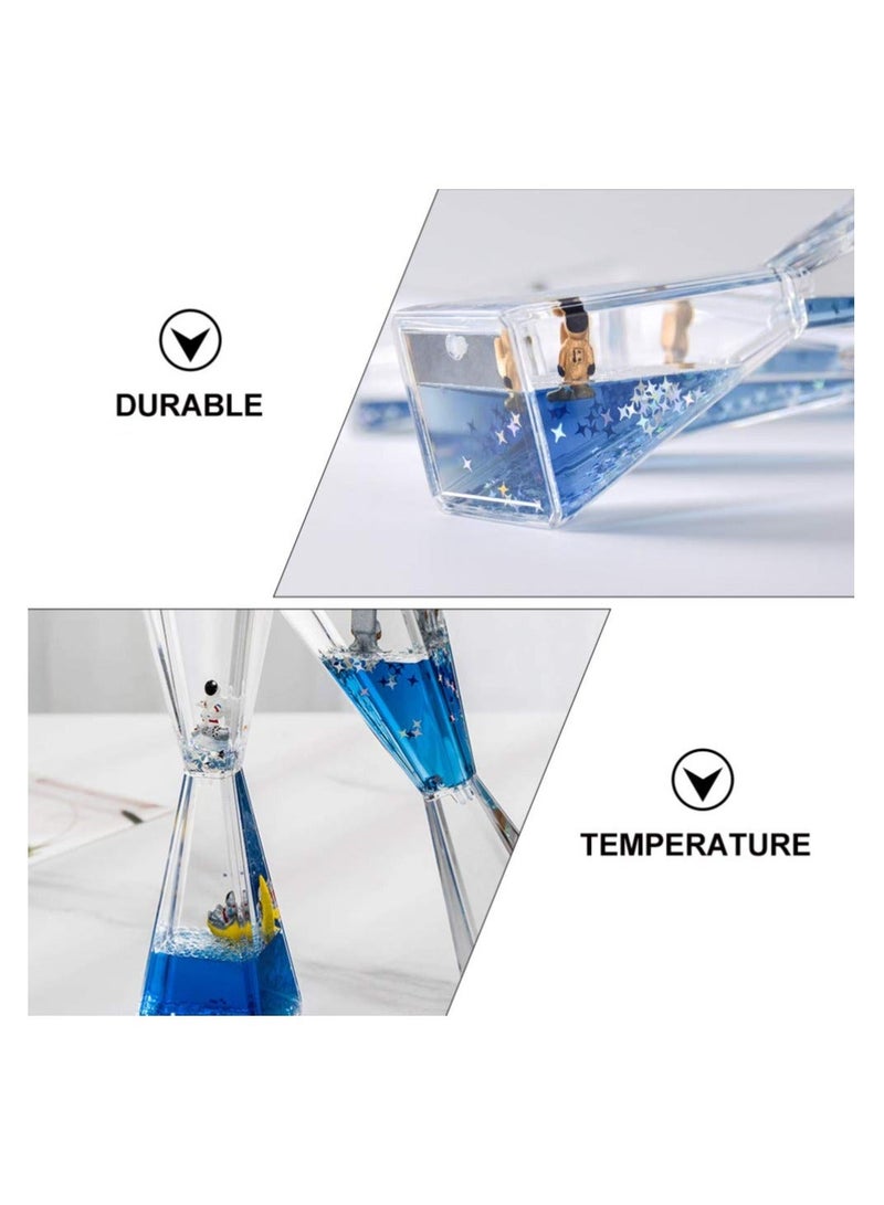Hourglass Liquid Timer Kids Toys Motion Bubbler Timer Sensory Fidget Calm Relaxing Desk Toys Office Decor - Image 4