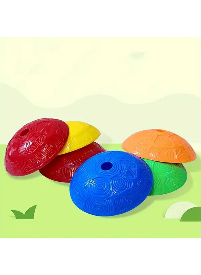 Green Balance Stepping Stones For Indoor Outdoor Obstacle Course Training Sensory Play Toys - Image 1