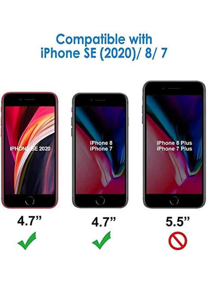 إيروريكس واقي شاشة الخصوصية لهاتف آيفون Se 2020، آيفون 8، آيفون 7، زجاج مقوى، طبقة واقية مضادة للتجسس مع تغطية كاملة ثلاثية الأبعاد منحنية - Image 2
