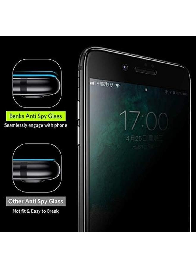 إيروريكس واقي شاشة الخصوصية لهاتف آيفون Se 2020، آيفون 8، آيفون 7، زجاج مقوى، طبقة واقية مضادة للتجسس مع تغطية كاملة ثلاثية الأبعاد منحنية - Image 4