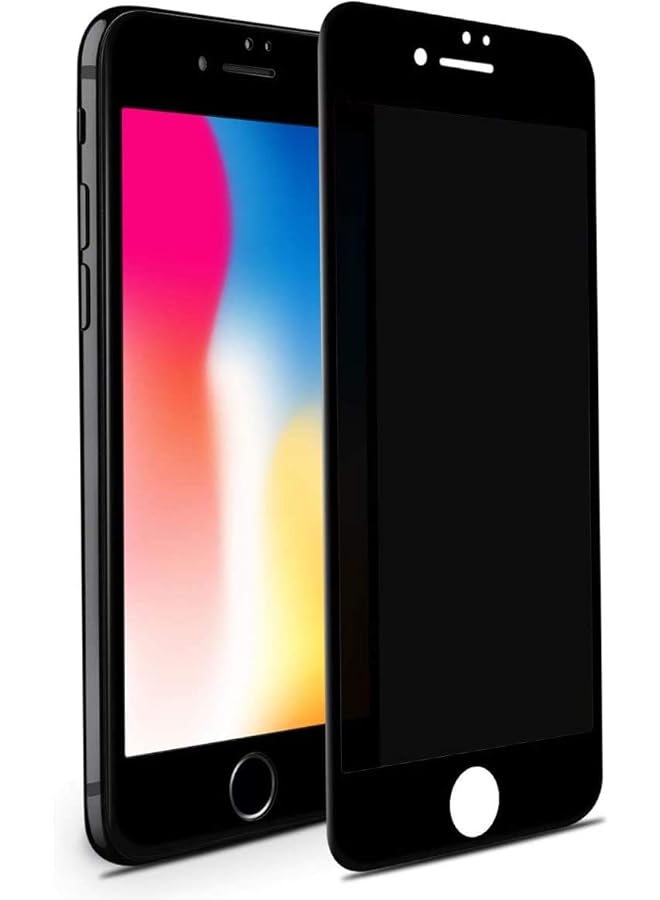 إيروريكس واقي شاشة الخصوصية لهاتف آيفون Se 2020، آيفون 8، آيفون 7، زجاج مقوى، طبقة واقية مضادة للتجسس مع تغطية كاملة ثلاثية الأبعاد منحنية - Image 1