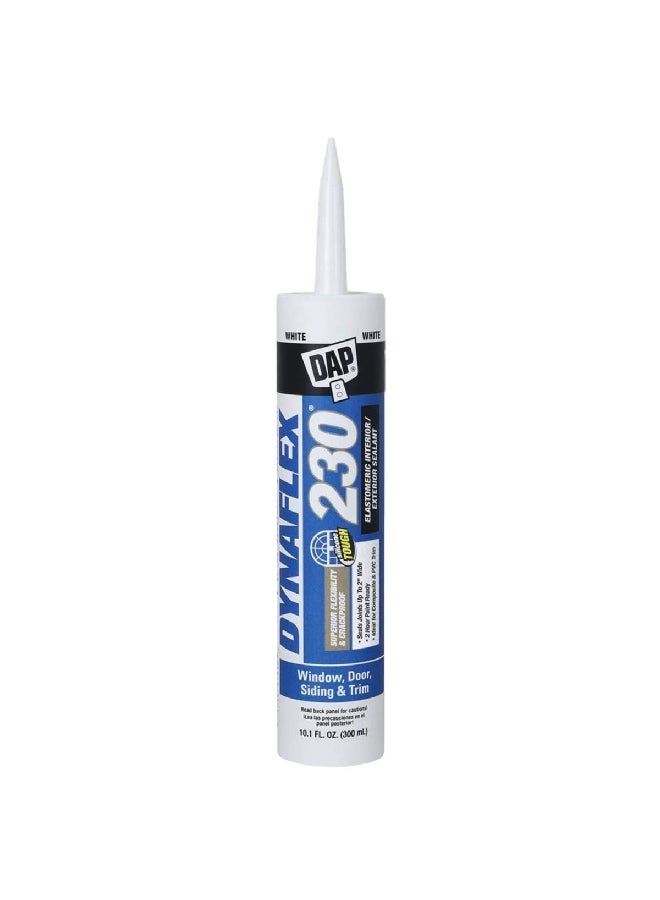 Dap 230 Premium Elastomeric Sealant White 10.1 oz 18275 - Image 1