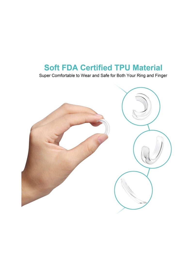 Feramox - Invisible Ring Size Adjuster for Loose Rings Ring Adjuster Fit Any Rings, Assorted Sizes of Ring Sizer - Image 1