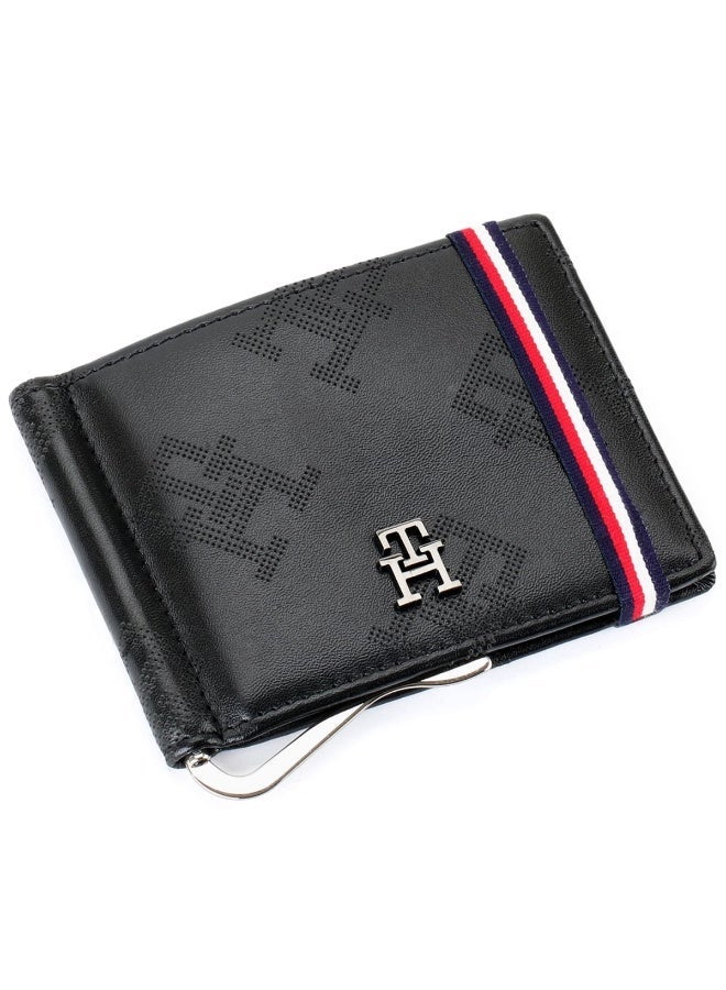 Hilfiger Denim Tommy Hilfiger black genuine leather men's wallet - Image 1
